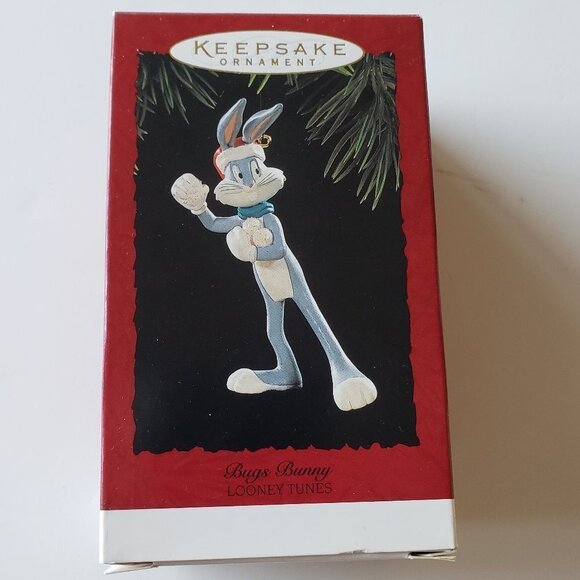 NWT - Hallmark Keepsake Ornament - Bugs Bunny Looney Tunes 1995 Snowballs - Picture 1 of 1